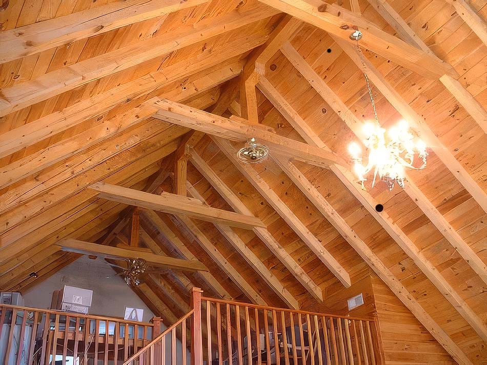 Wood ceiling restoration project